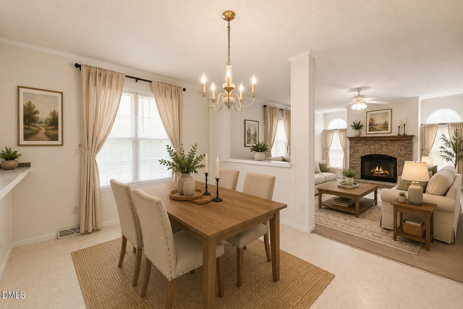 Dining Room - Virtually Staged - 602 Newton Avenue, Princeville, NC 27886, Princeville