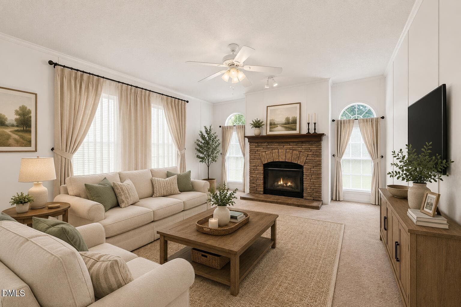 Family Room - Virtually Staged - 602 Newton Avenue, Princeville, NC 27886, Princeville