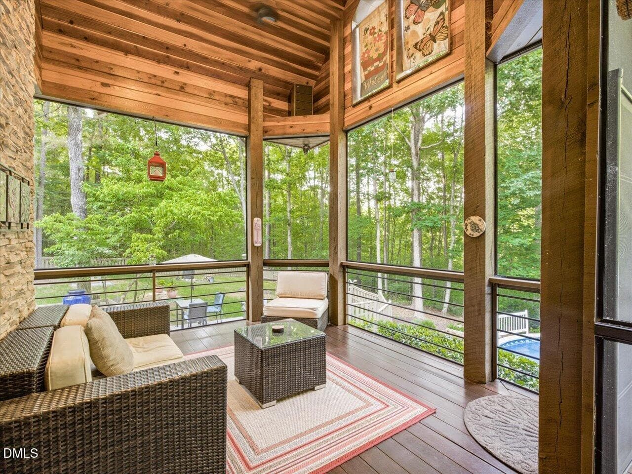 Screened Porch - 275 Mill Stone Road Ext., Moncure, NC 27559
