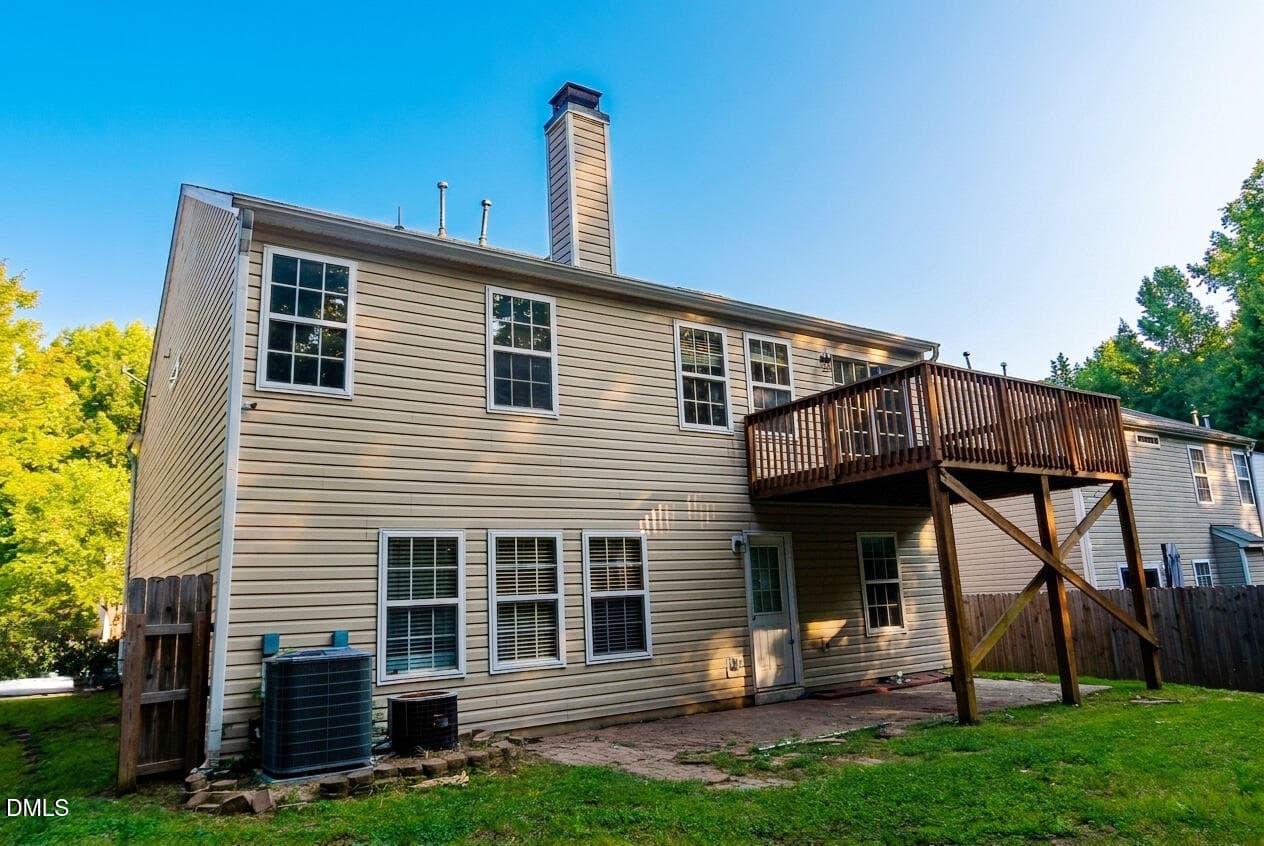 Rear - 3419 Marshlane Way, Raleigh, NC 27610, Raleigh