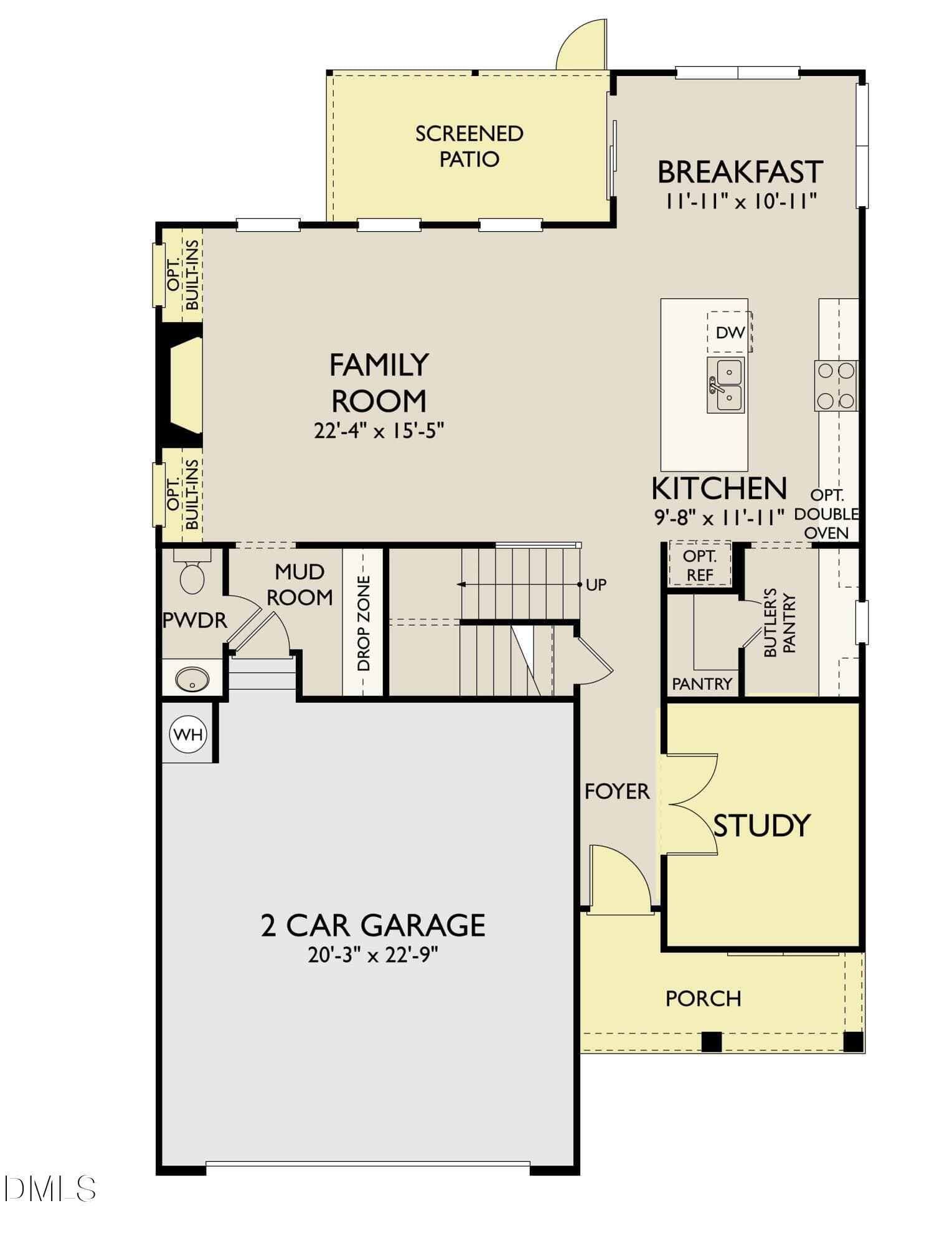 Floorplan1 - 952 Fetching Place 353, Rolesville, NC 27571