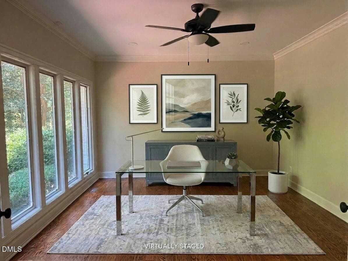Downstairs Office - 10773 Trego Trail, Raleigh, NC 27614, Raleigh
