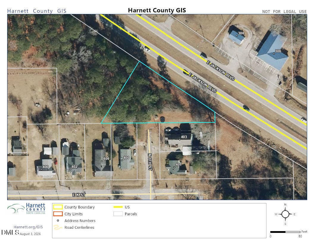 00 E JACKSON BLVD GIS 2 - 00 E Jackson Boulevard, Erwin, NC 28339
