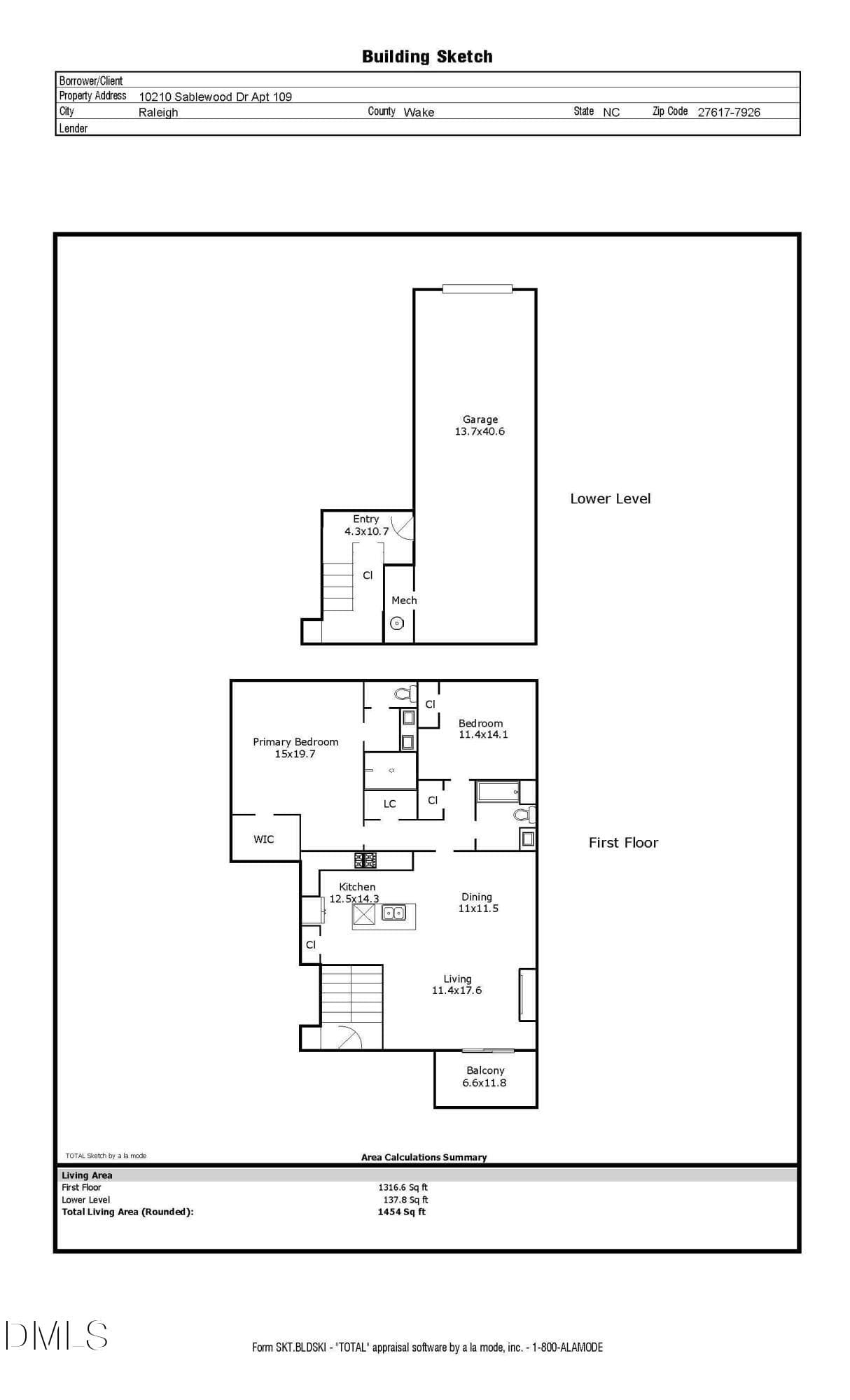 10210 Sablewood Drive Unit 109 Sketch_ - 10210 Sablewood Drive 109, Raleigh, NC 27617, Raleigh