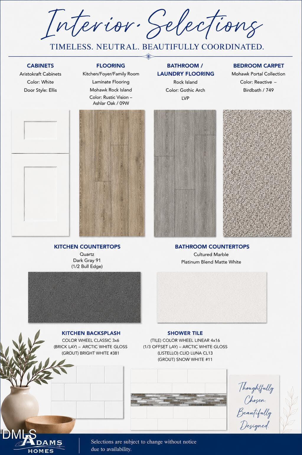 CD 042 Interior Color Selection - 91 Great Pine Trail, Middlesex, NC 27557