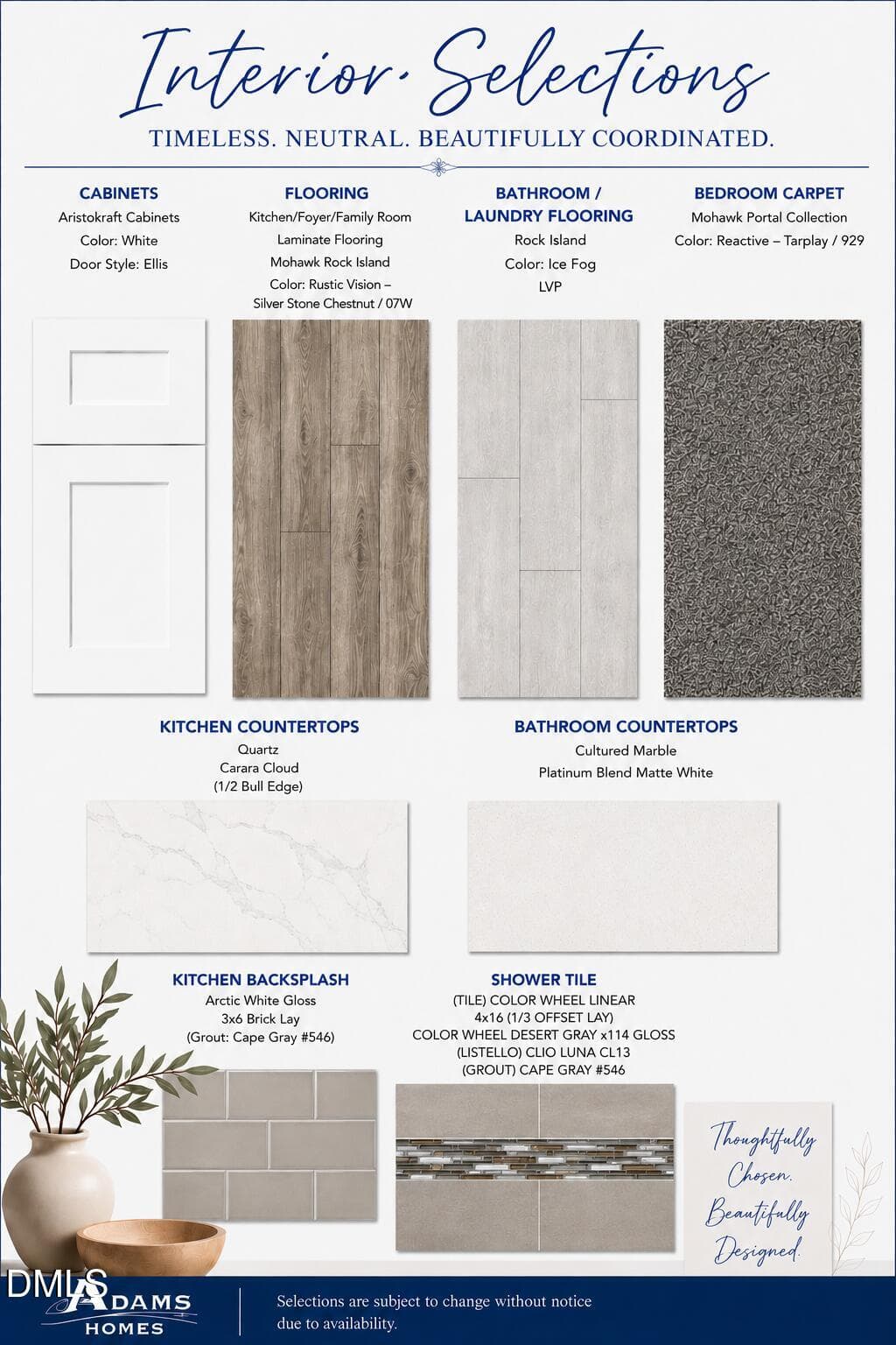 CD 040 Interior Color Selection - 63 Leslie Court, Middlesex, NC 27557
