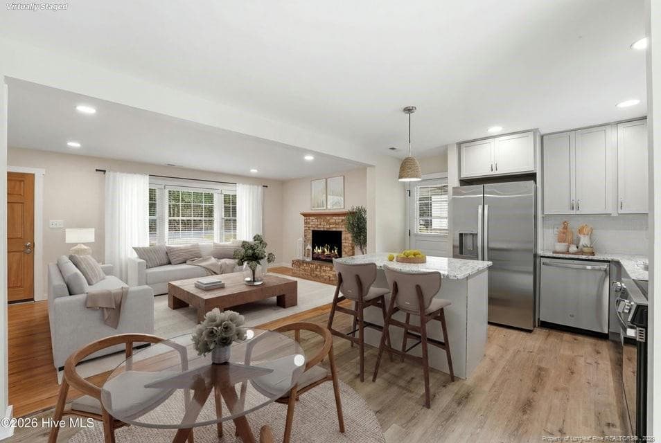 Virtually Staged - 601 Bethesda Avenue, Aberdeen, NC 28315