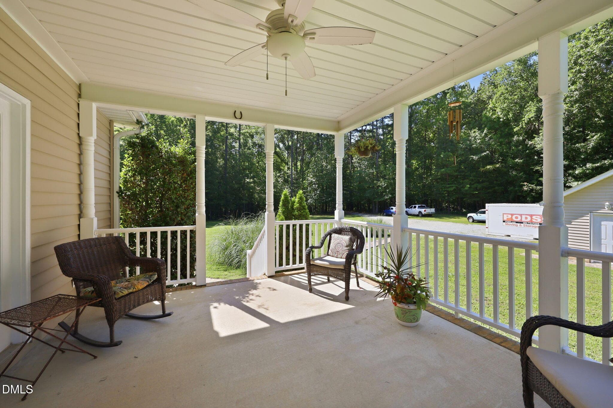 Covered Porch - 2101 Waterwheel Road, Hurdle Mills, NC 27541
