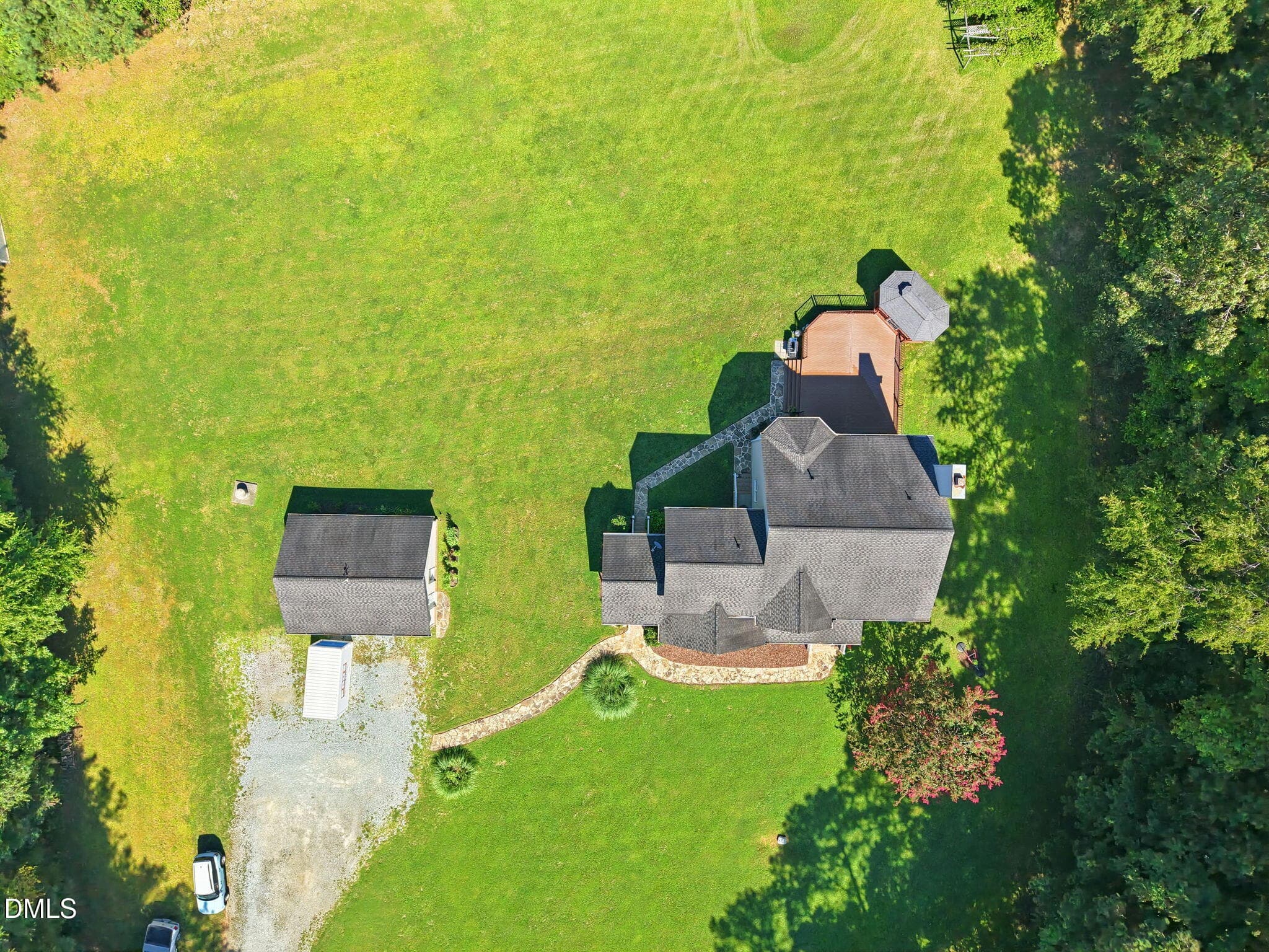 Aerial - 2101 Waterwheel Road, Hurdle Mills, NC 27541