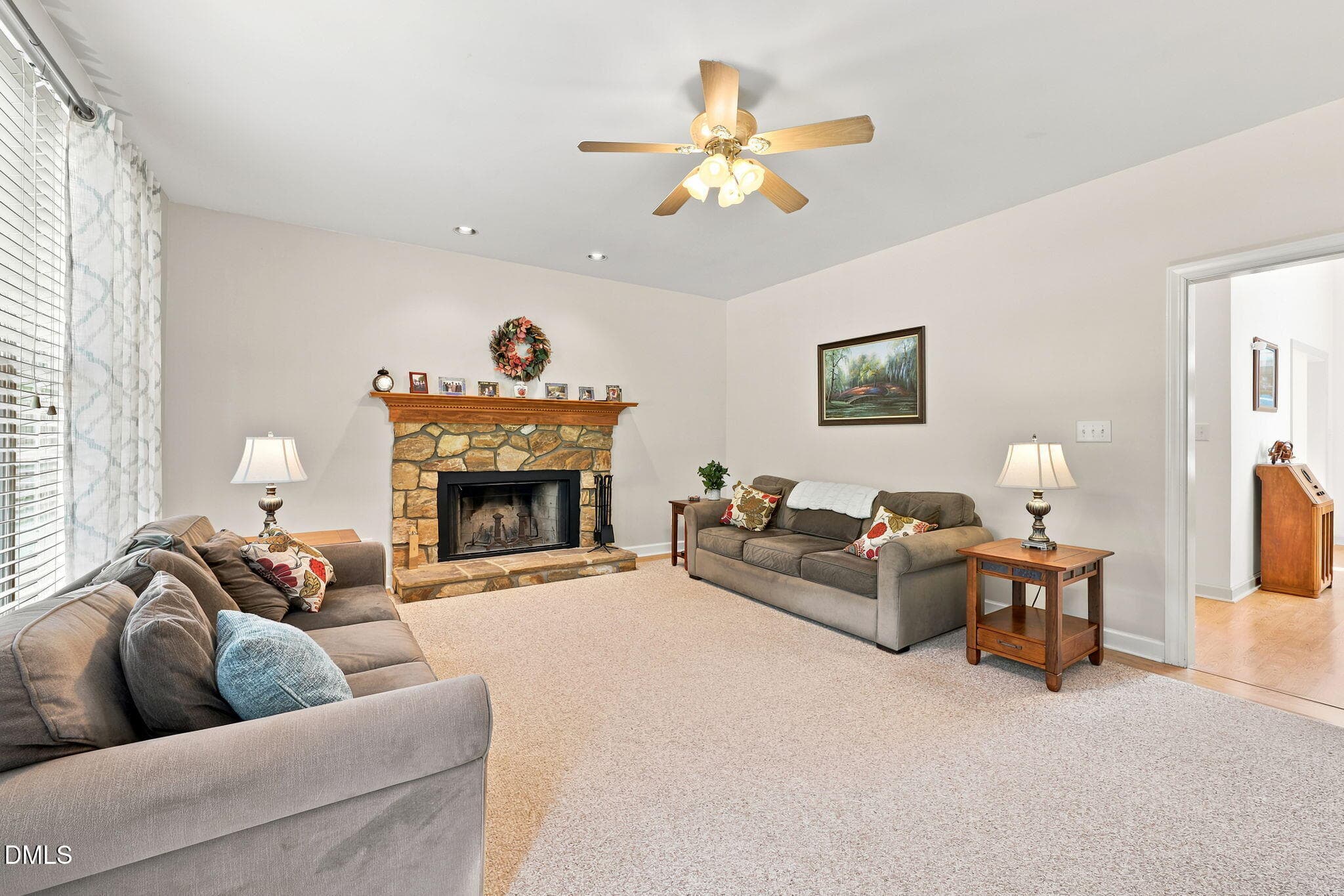 Living Room - 2101 Waterwheel Road, Hurdle Mills, NC 27541
