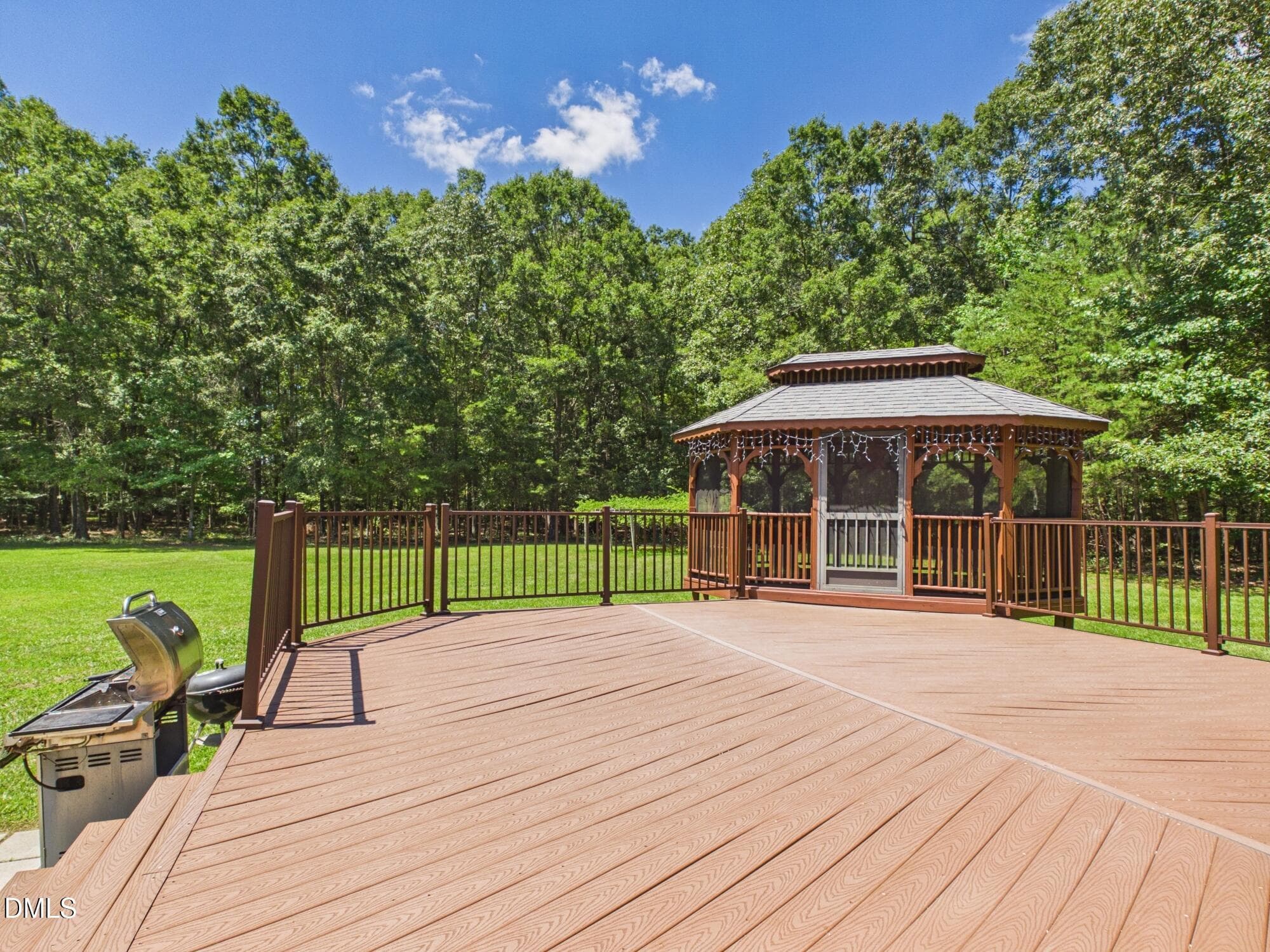 Deck gazebo - 2101 Waterwheel Road, Hurdle Mills, NC 27541