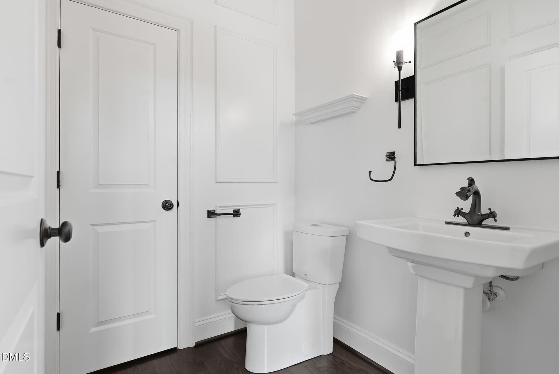 Main Level Half Bathroom - 222 American Court, Apex, NC 27523