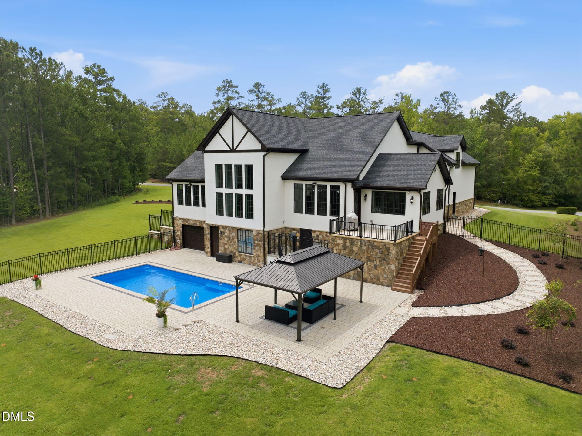 Exterior Back - 222 American Court, Apex, NC 27523
