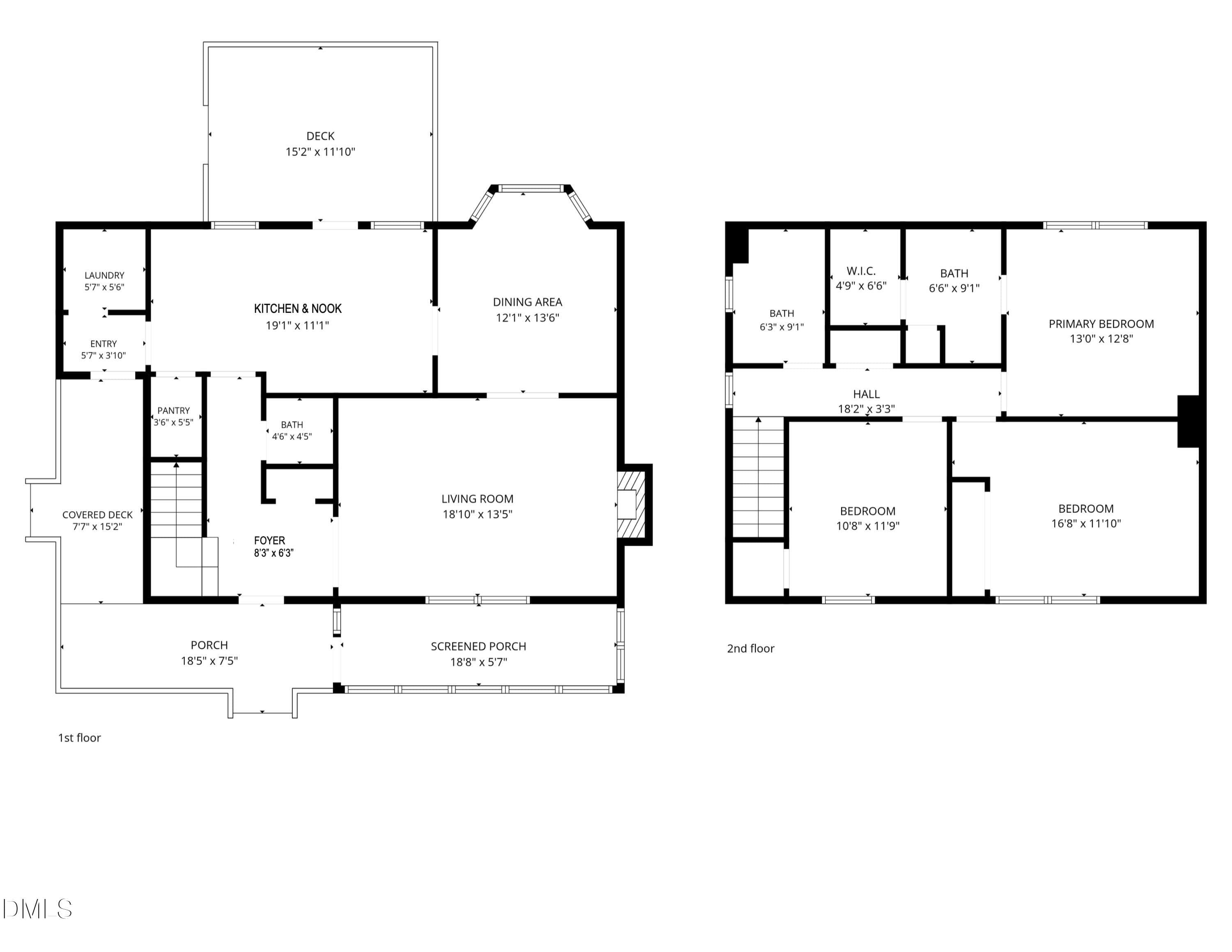 Edited Floor Plan - 3607 Courtland Drive, Durham, NC 27707, Durham