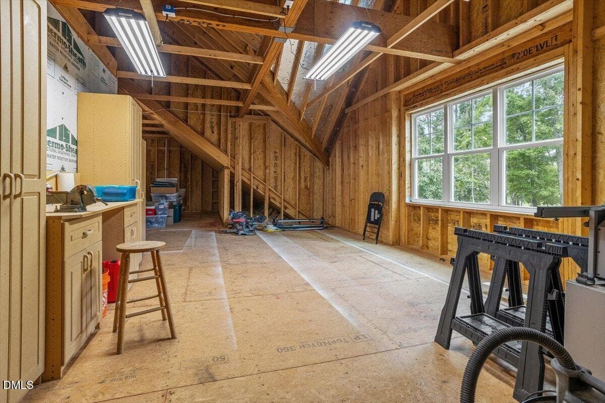 Unfinished attic storage (2) - 4235 Henderson Place, Pittsboro, NC 27312