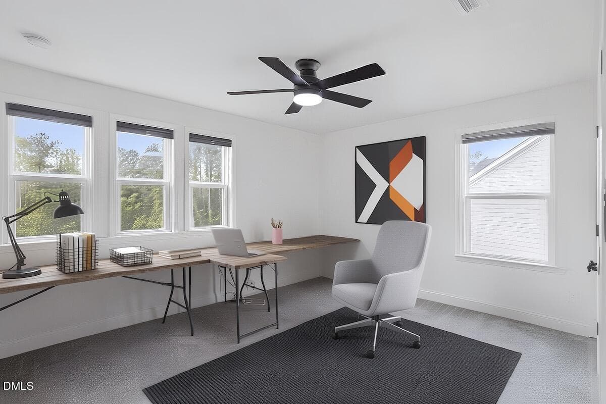 11-AI home-office - 1041 Ringhill Bluff Drive, Durham, NC 27704, Durham