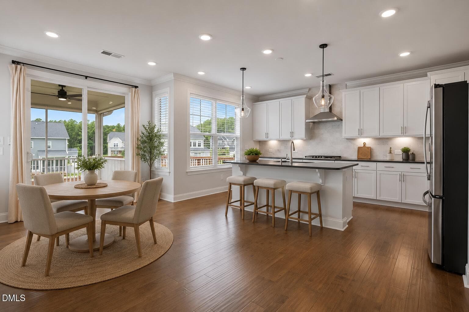 245 N Crest-staged breakfast room - 245 N Crest Drive, Chapel Hill, NC 27517, Chapel Hill