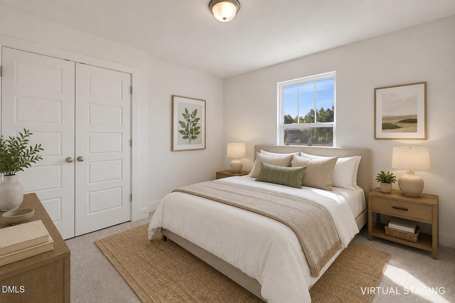 Bedroom 3 - Virtually Staged - 27 Ara Court 206, Angier, NC 27501
