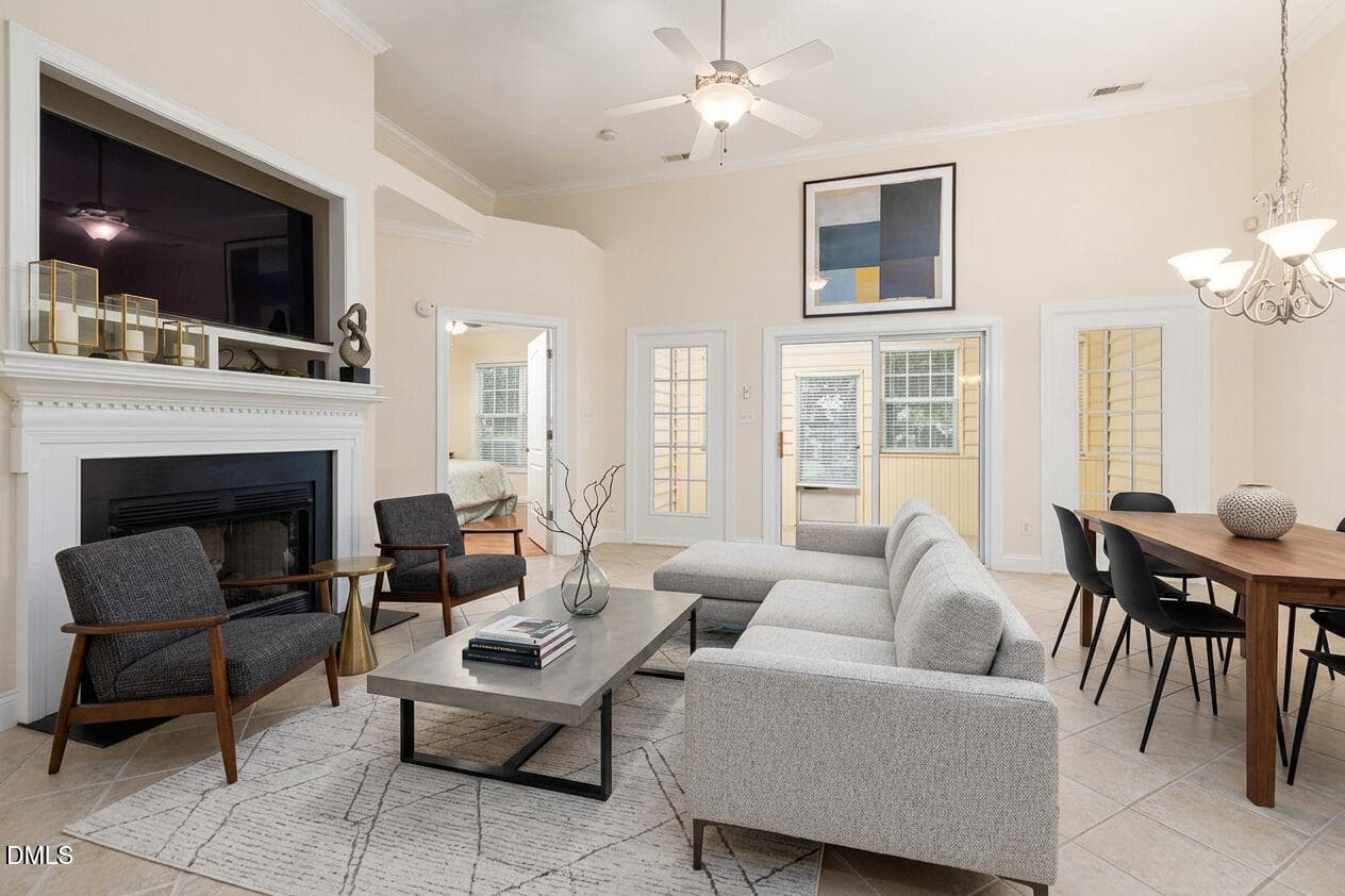 Add contemporary furniture to the room i - 8009 Crookneck Drive, Angier, NC 27501