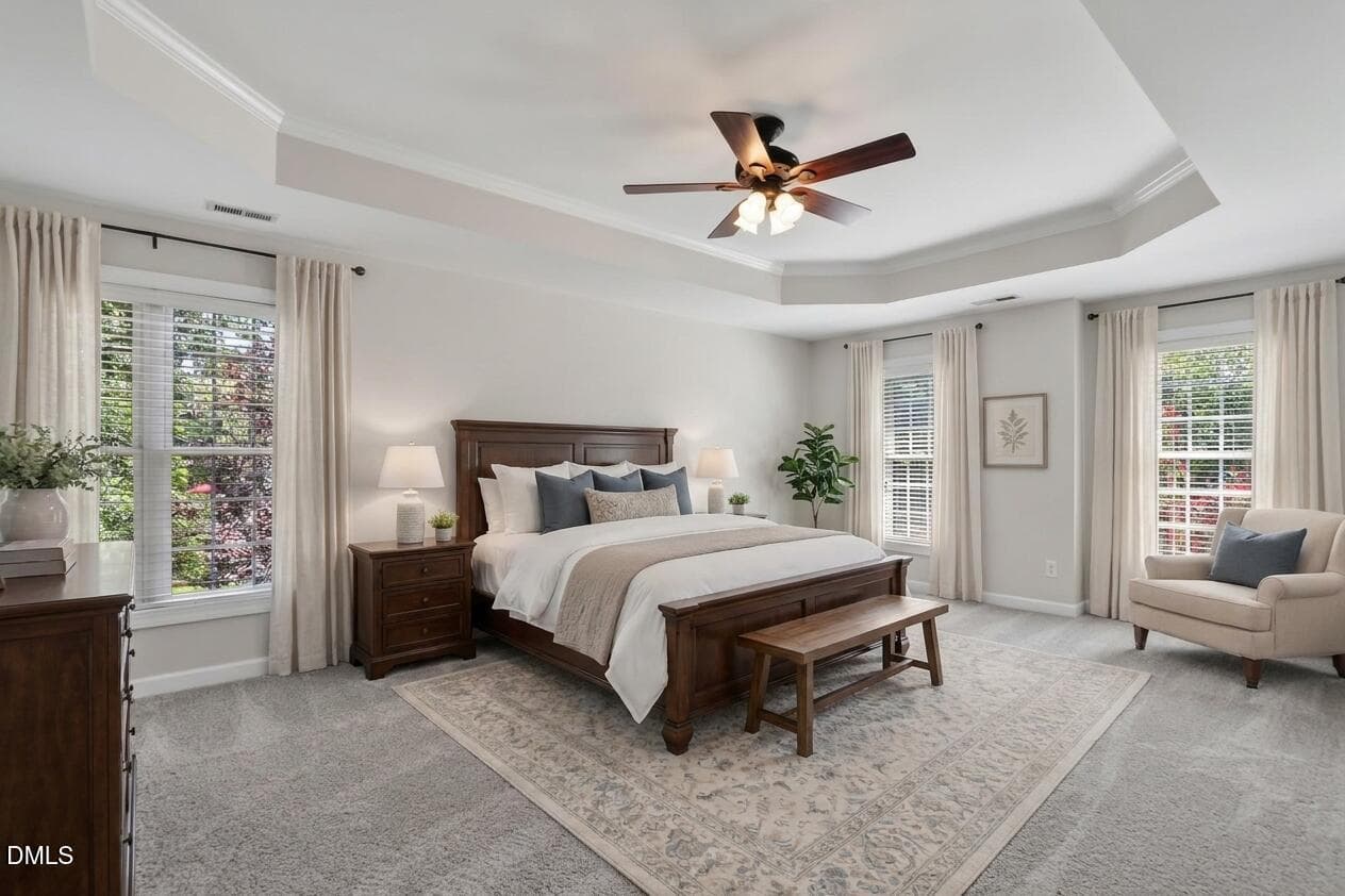 Primary_Bedroom_MLS - 110 Drakewood Place, Cary, NC 27518, Cary