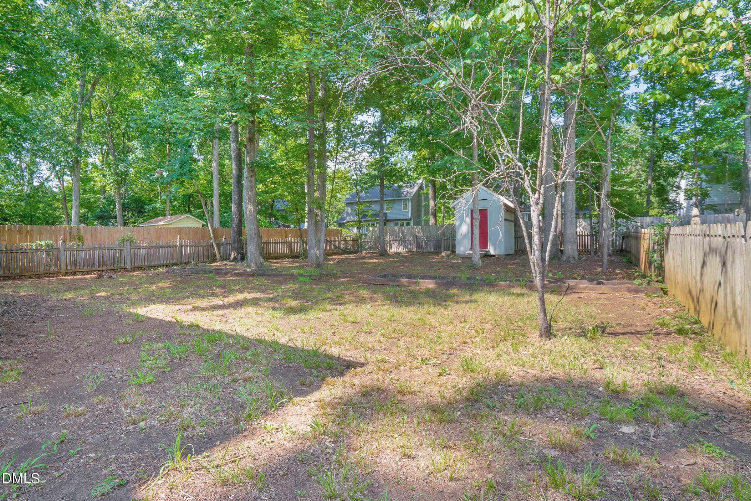 Spacious back yard - 13 Warbler Lane, Durham, NC 27712, Durham