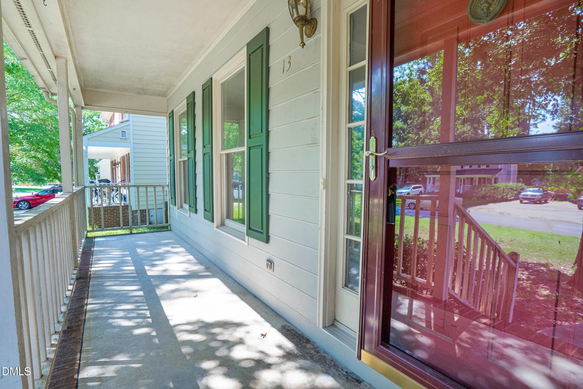 Rocking chair style porch - 13 Warbler Lane, Durham, NC 27712, Durham