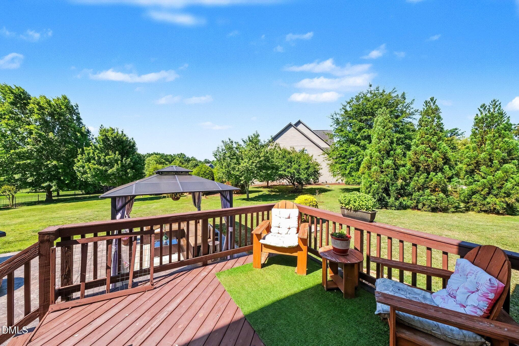 Rear deck - 4000 Banks Stone Drive, Raleigh, NC 27603, Raleigh