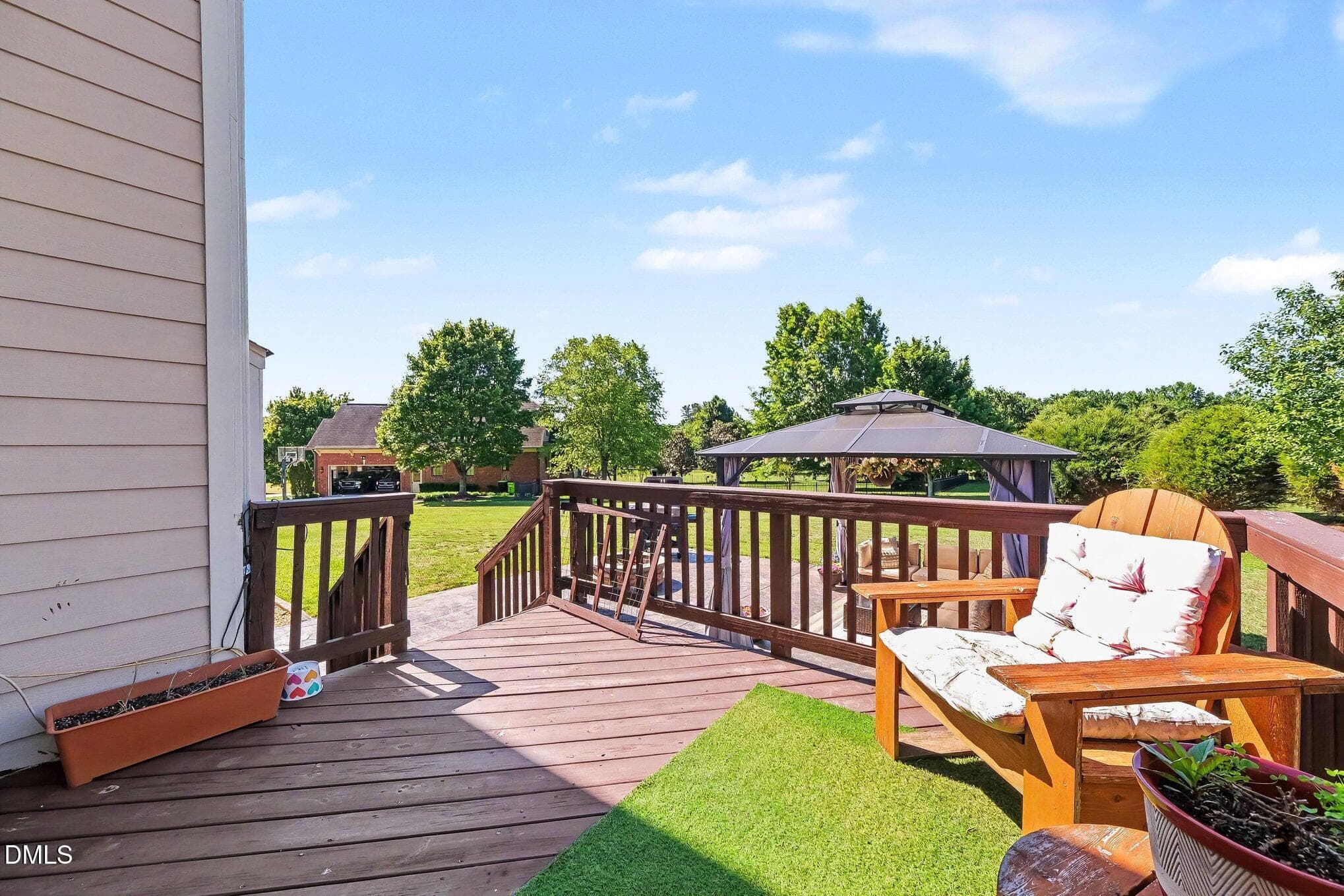 Rear deck - 4000 Banks Stone Drive, Raleigh, NC 27603, Raleigh