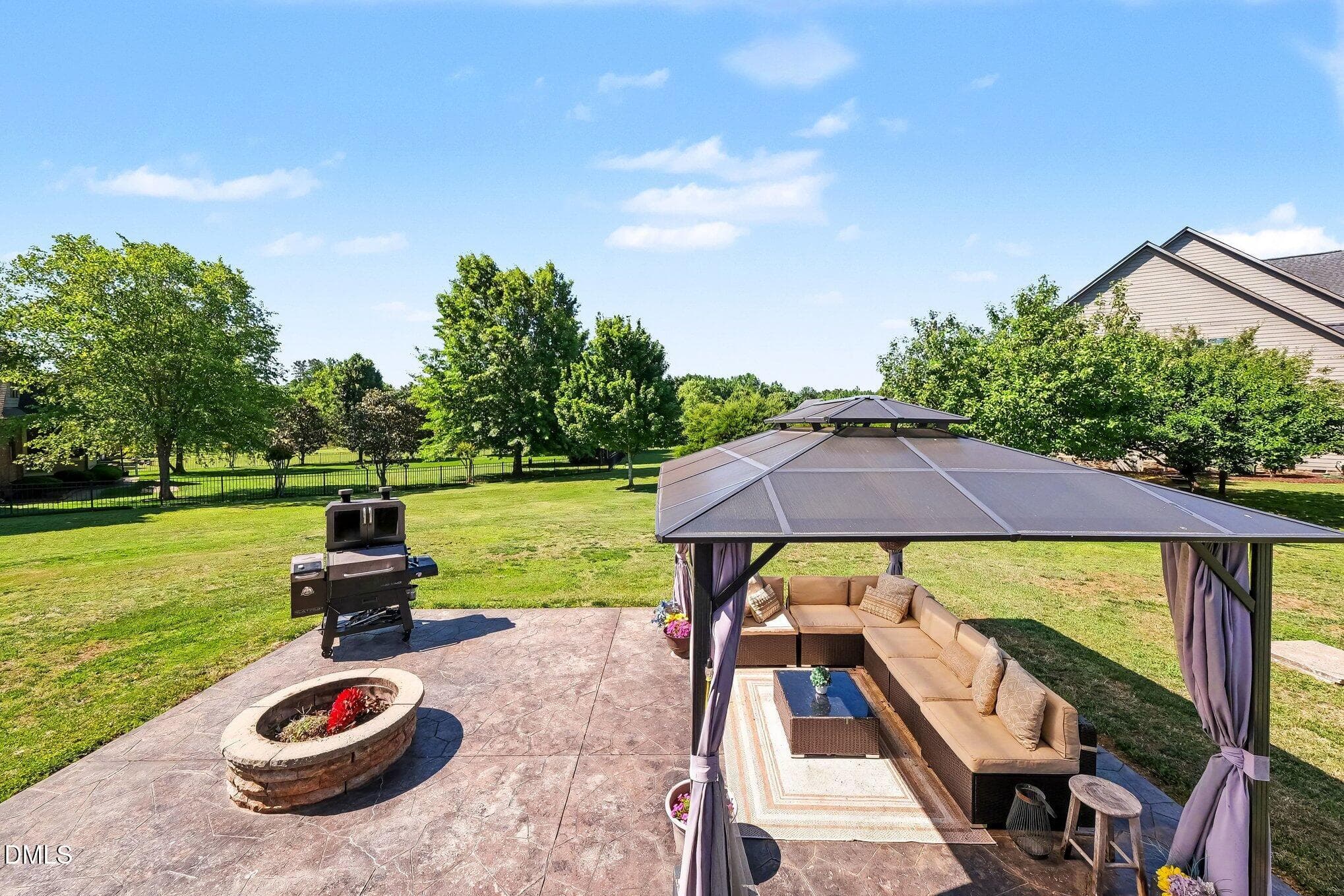 Rear patio - 4000 Banks Stone Drive, Raleigh, NC 27603, Raleigh