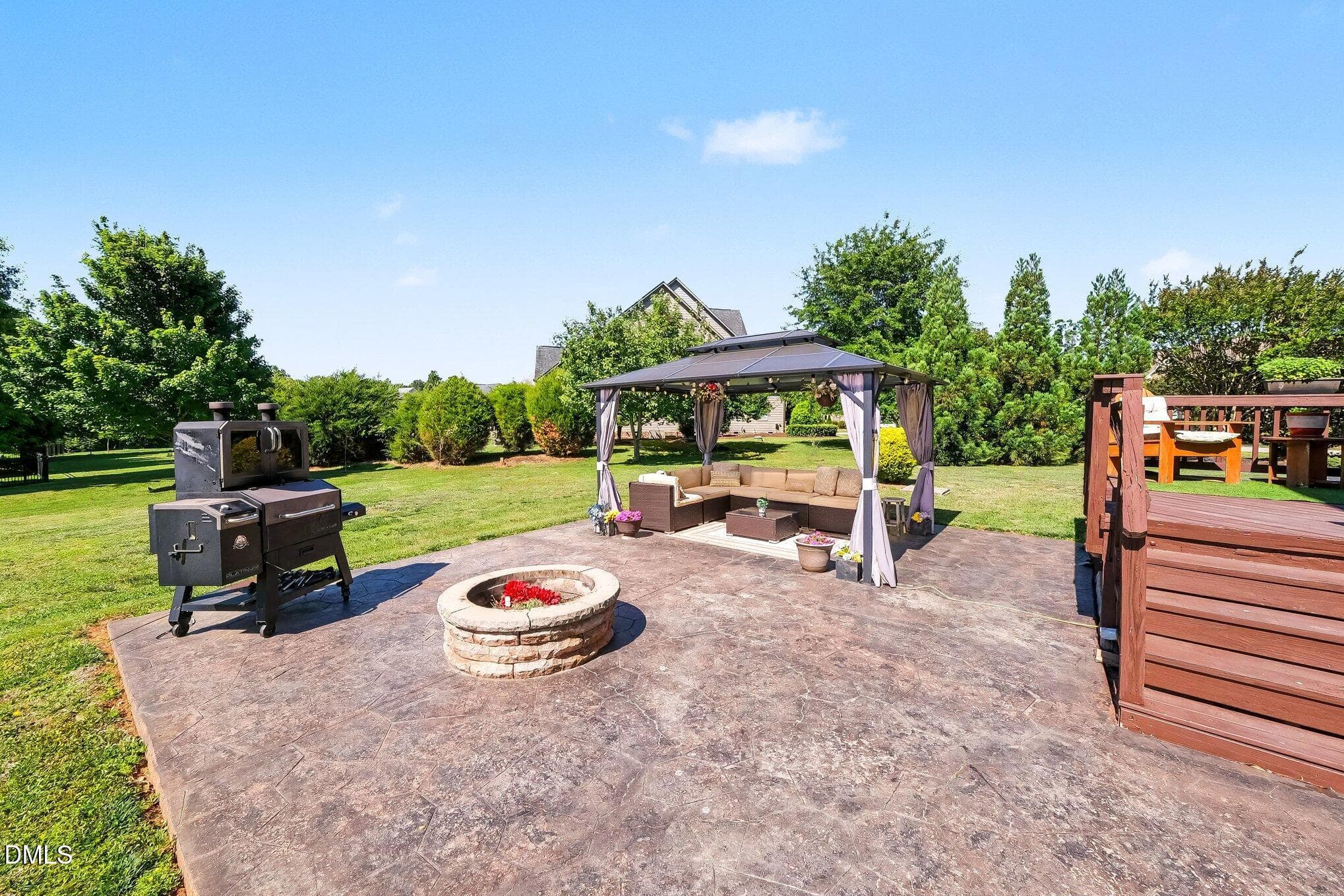 Back patio - 4000 Banks Stone Drive, Raleigh, NC 27603, Raleigh