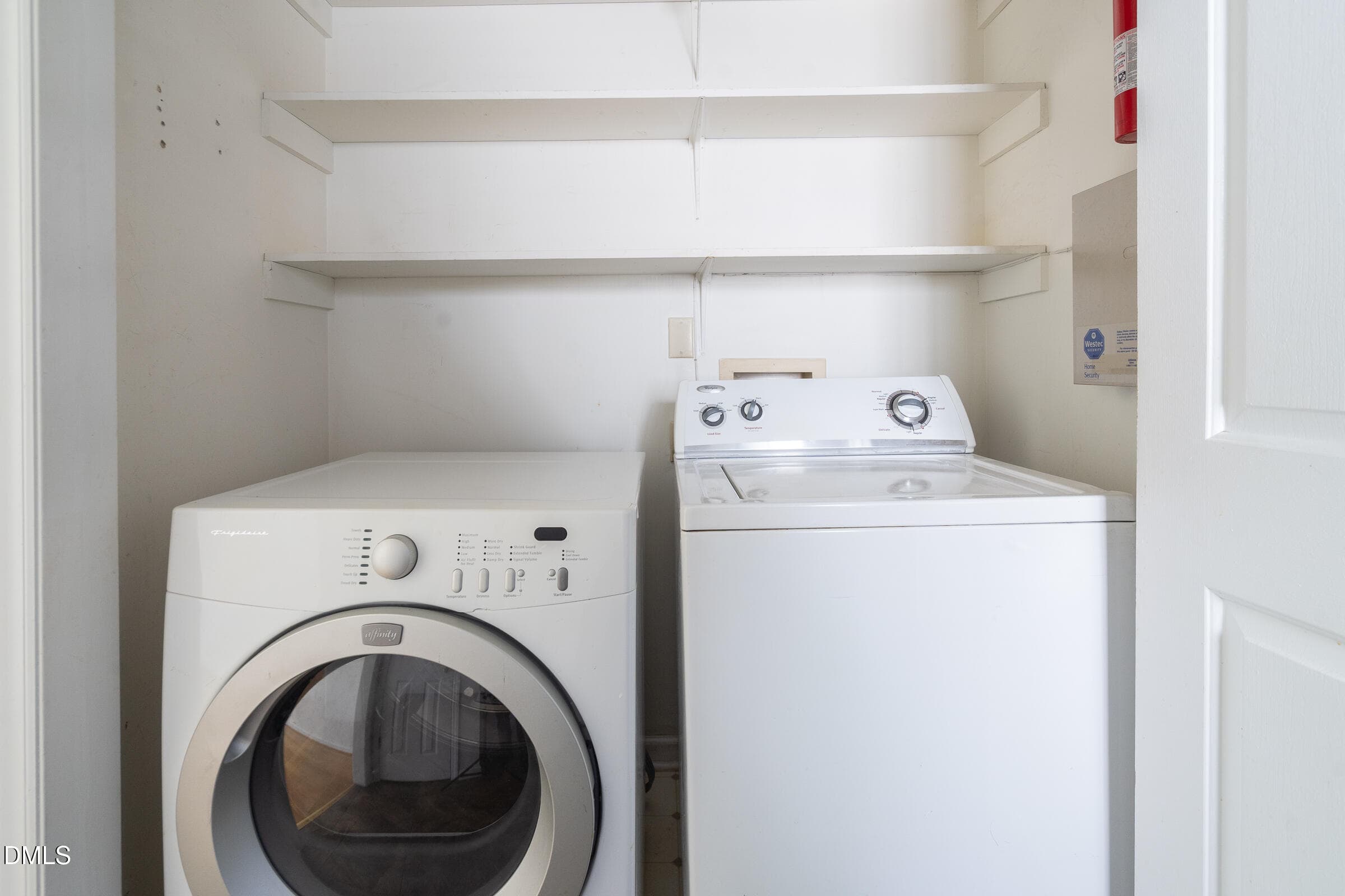 Laundry closet - 13 Warbler Lane, Durham, NC 27712, Durham