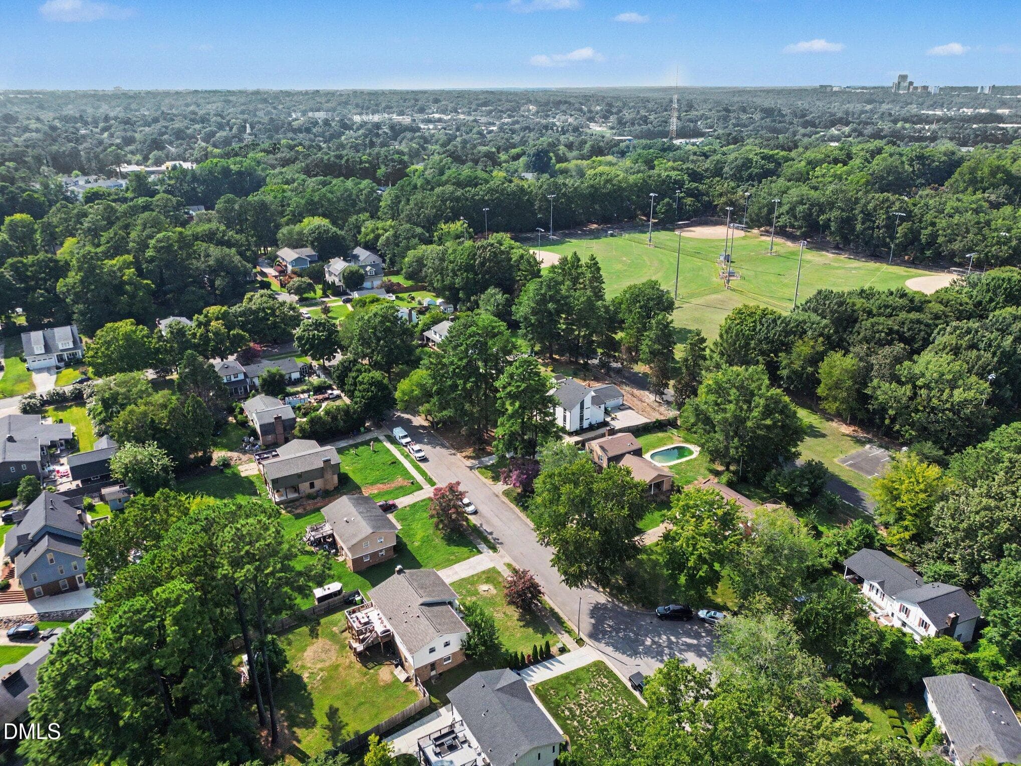 Aerial View - 1416 Lions Way, Raleigh, NC 27604, Raleigh