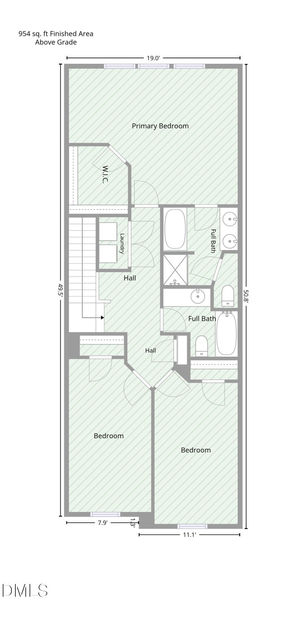 2nd_floor_318_irving_way_durham - 318 Irving Way, Durham, NC 27703, Durham