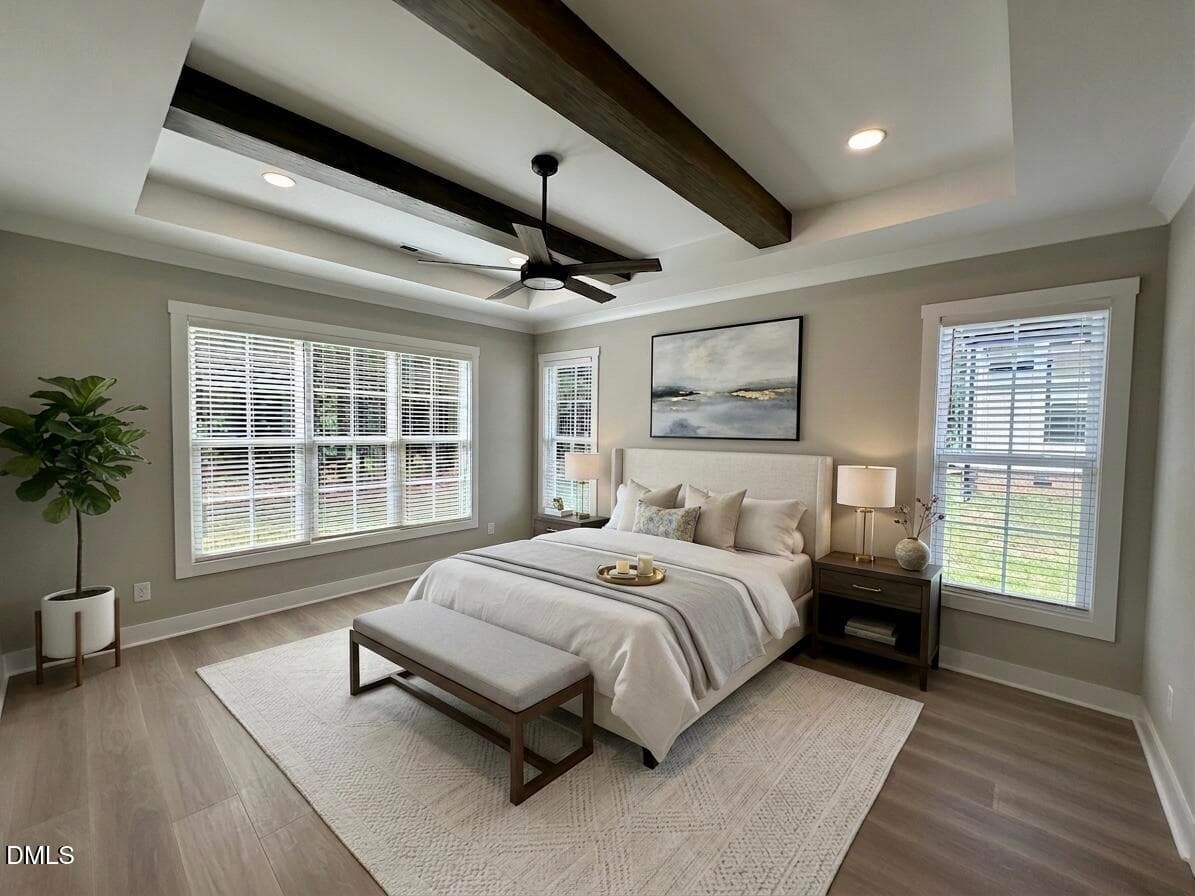 Primary Bedroom - 152 S Allen Road, Wake Forest, NC 27587