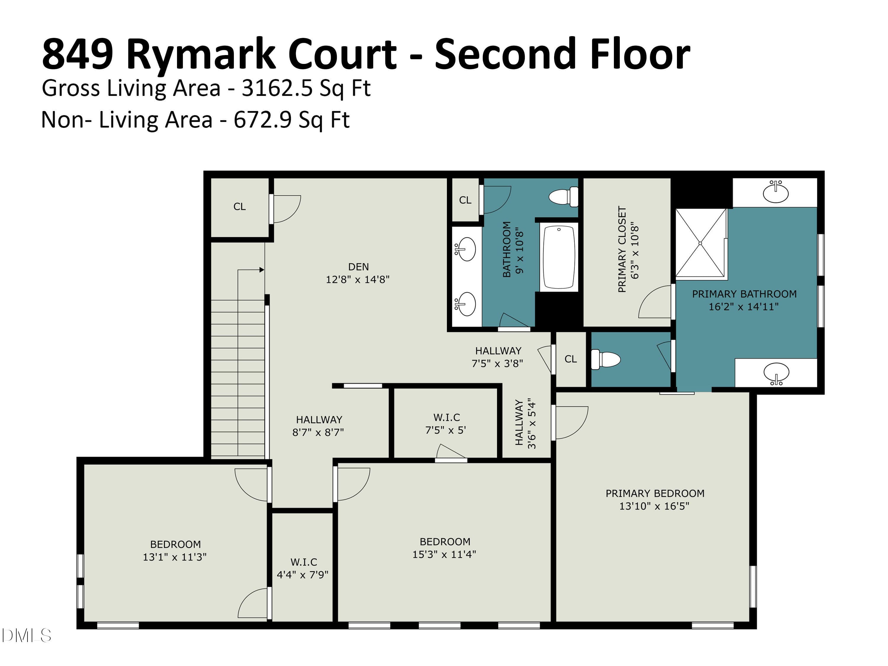 849_rymark_court_-_second_floor - 849 Rymark Court, Cary, NC 27513, Cary