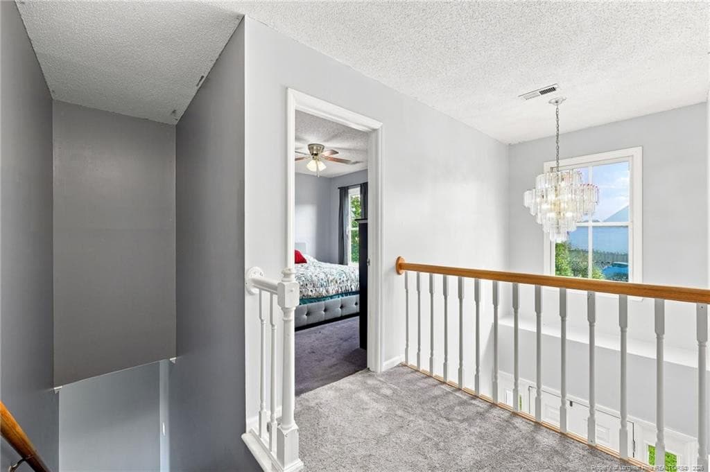 upstairs landing - 23 Aspen Lane, Lillington, NC 27546