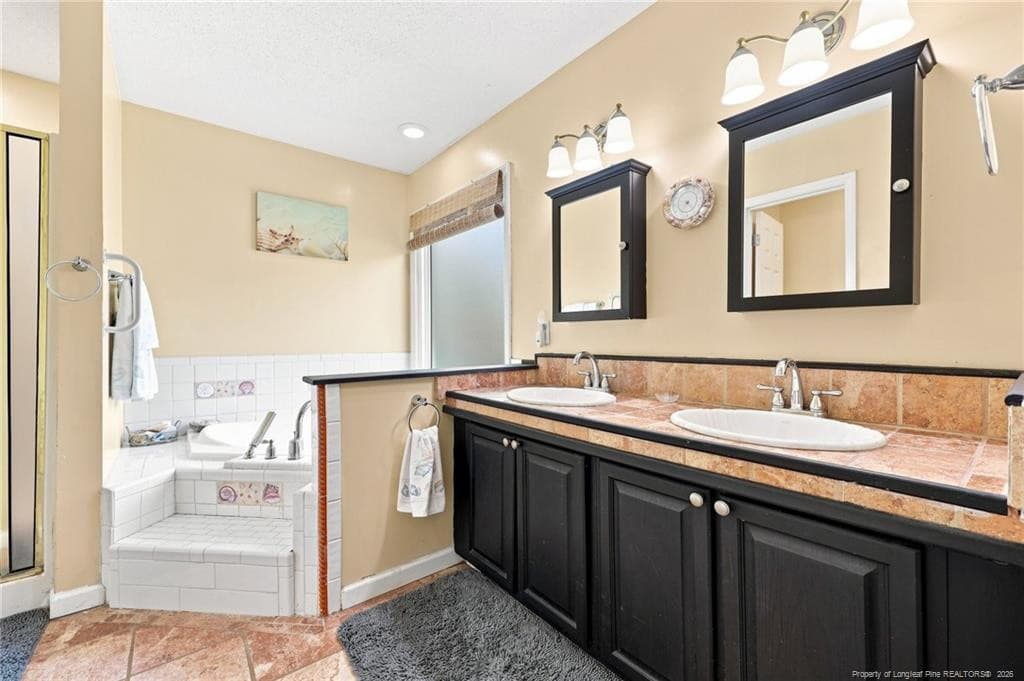 primary bath - 23 Aspen Lane, Lillington, NC 27546