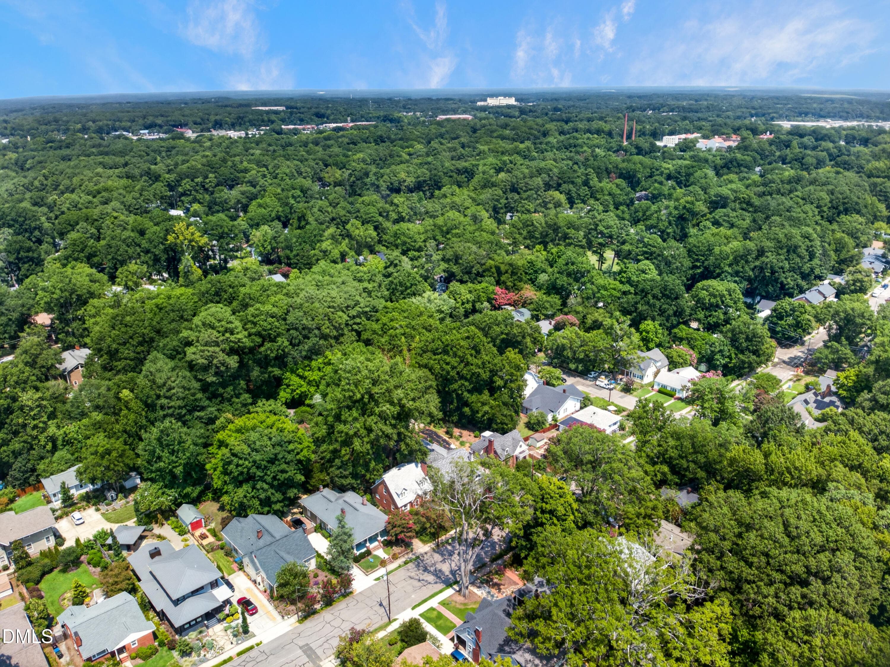 Aerial to Oval Park - 2320 Englewood Avenue, Durham, NC 27705, Durham