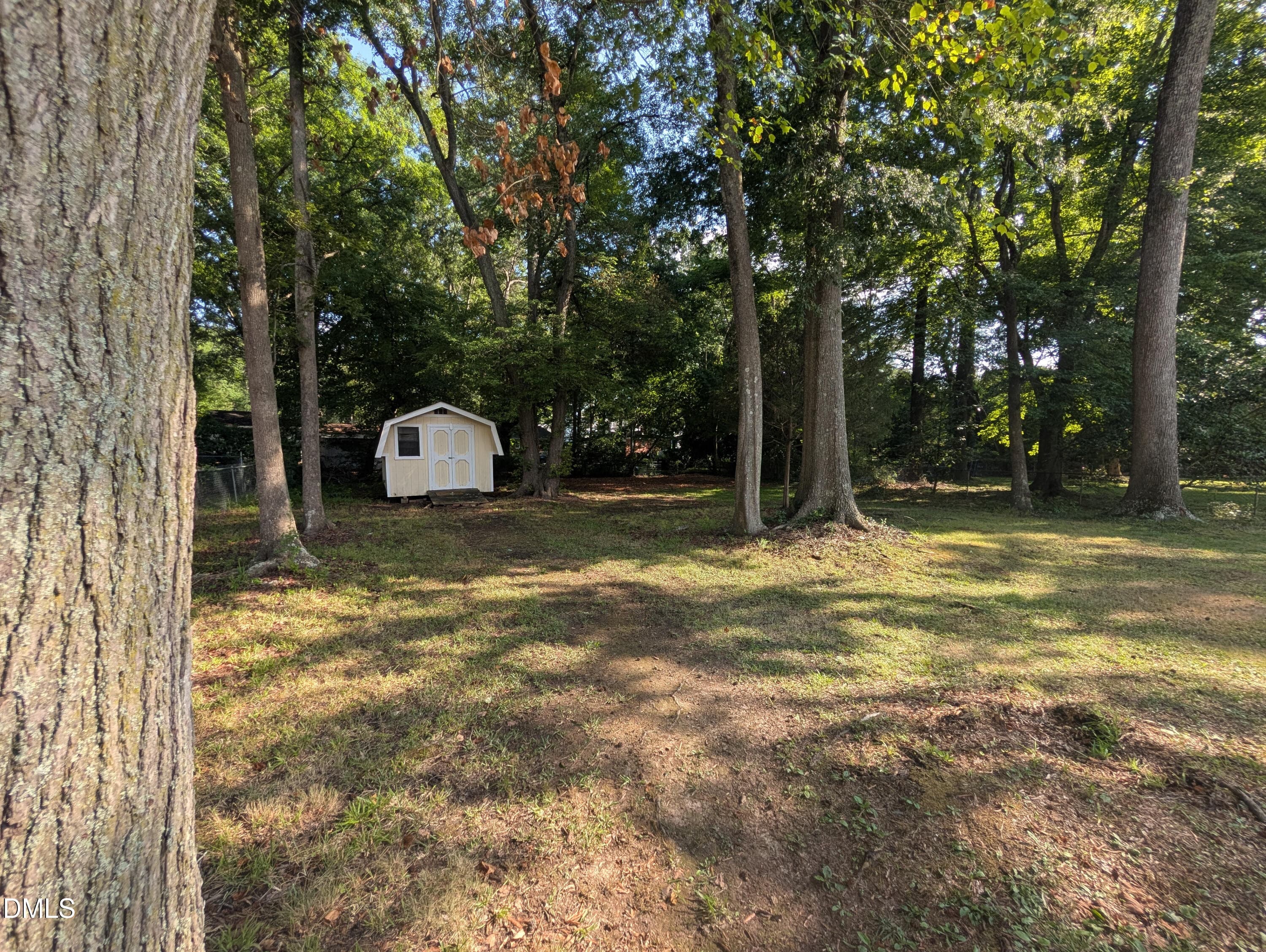 Backyard view - 118 E Mciver Street, Zebulon, NC 27597