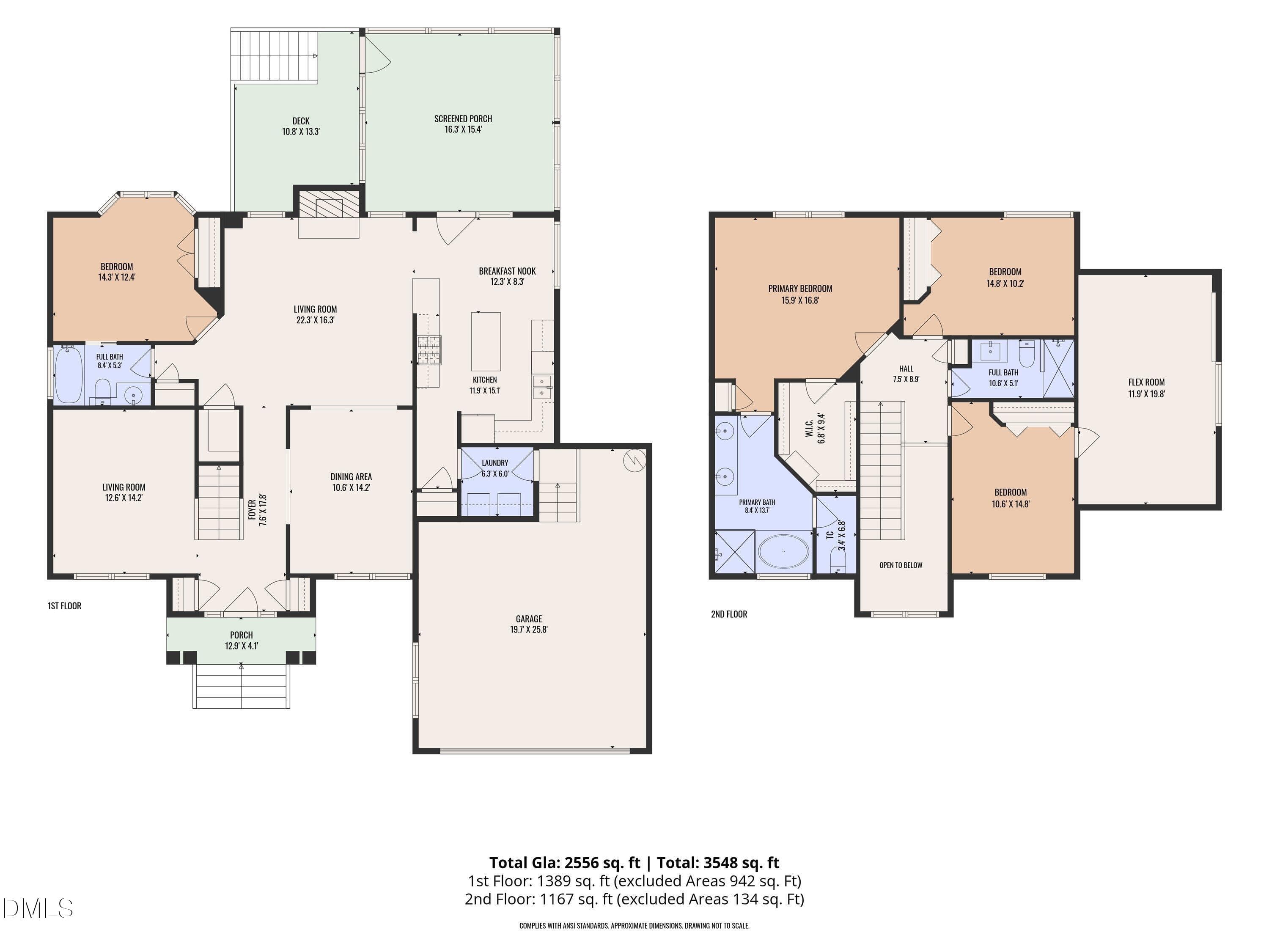 Floor Plans - 4933 Harbour Towne Drive, Raleigh, NC 27604, Raleigh