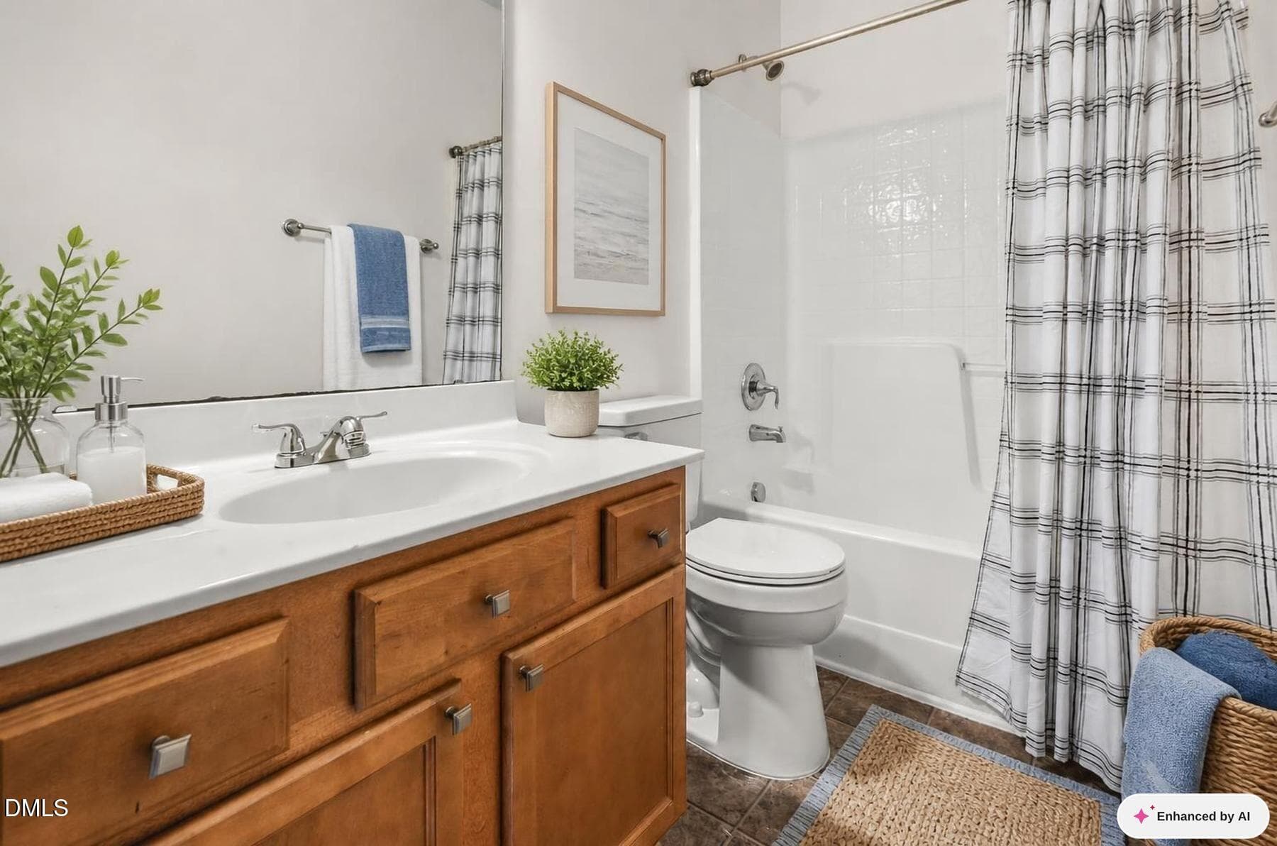 Virtually Staged Bathroom 2 - 529 Panorama Park Place, Cary, NC 27519, Cary
