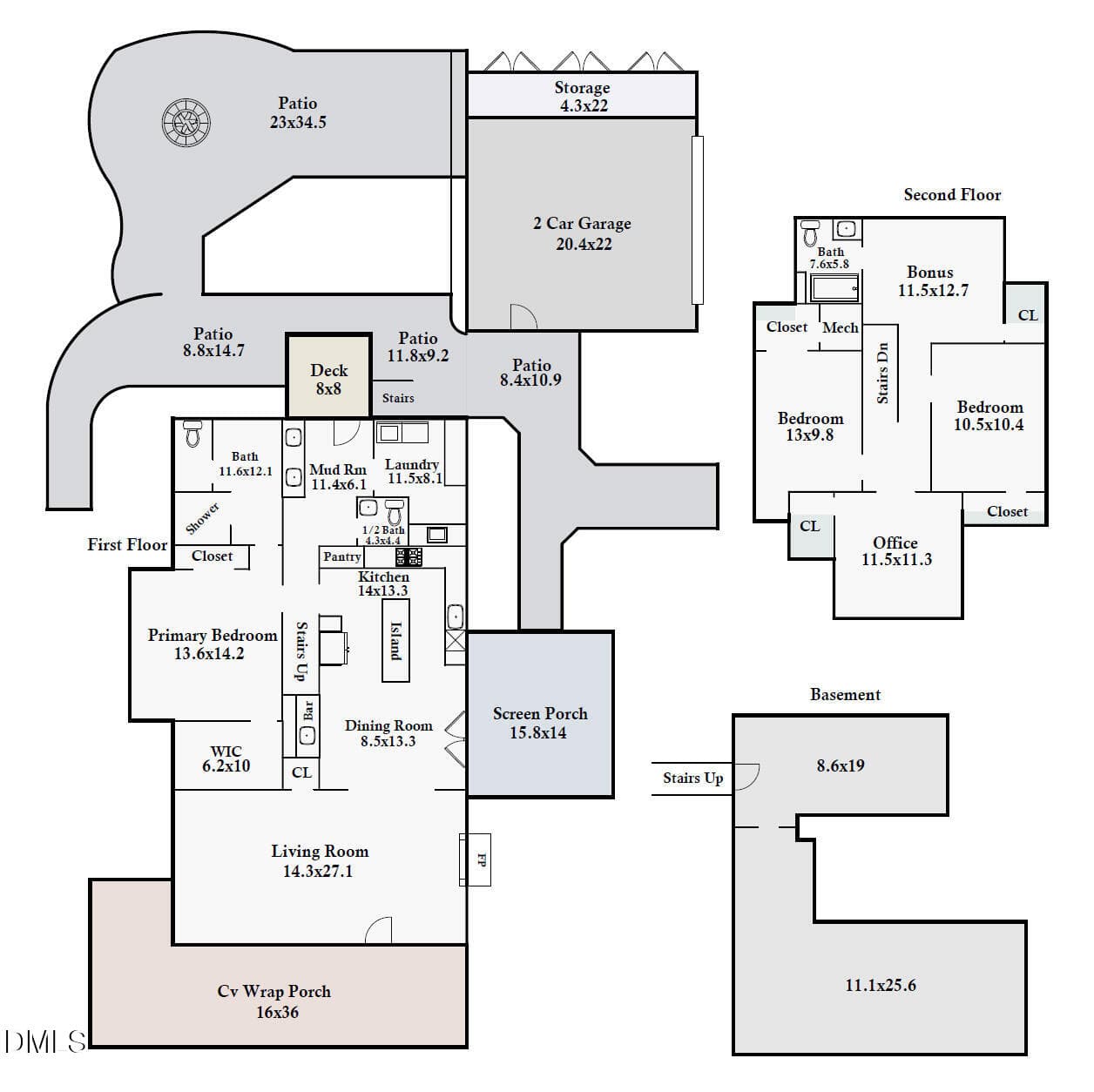 218 Hillsborough Rd Floor Plan Image - 218 Hillsborough Road, Carrboro, NC 27510