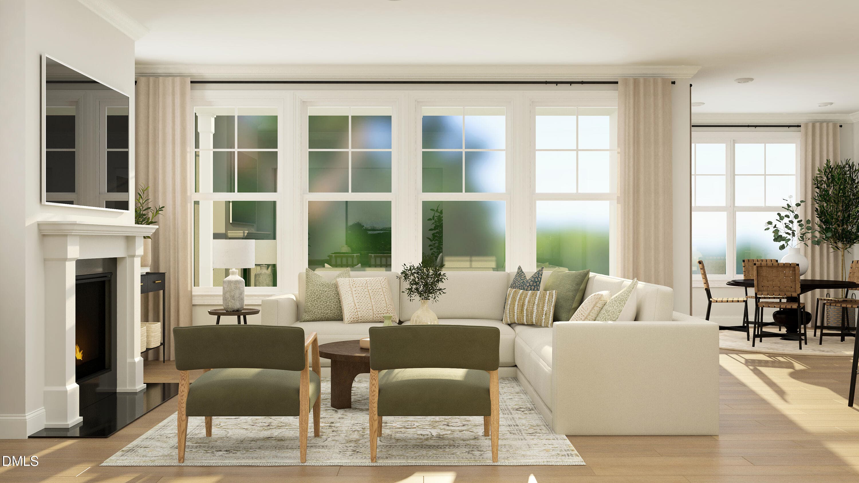 SUN_Stoneriver_Rend_GalvaniII_FamilyRoom - 1213 Gooding Street, Durham, NC 27703, Durham