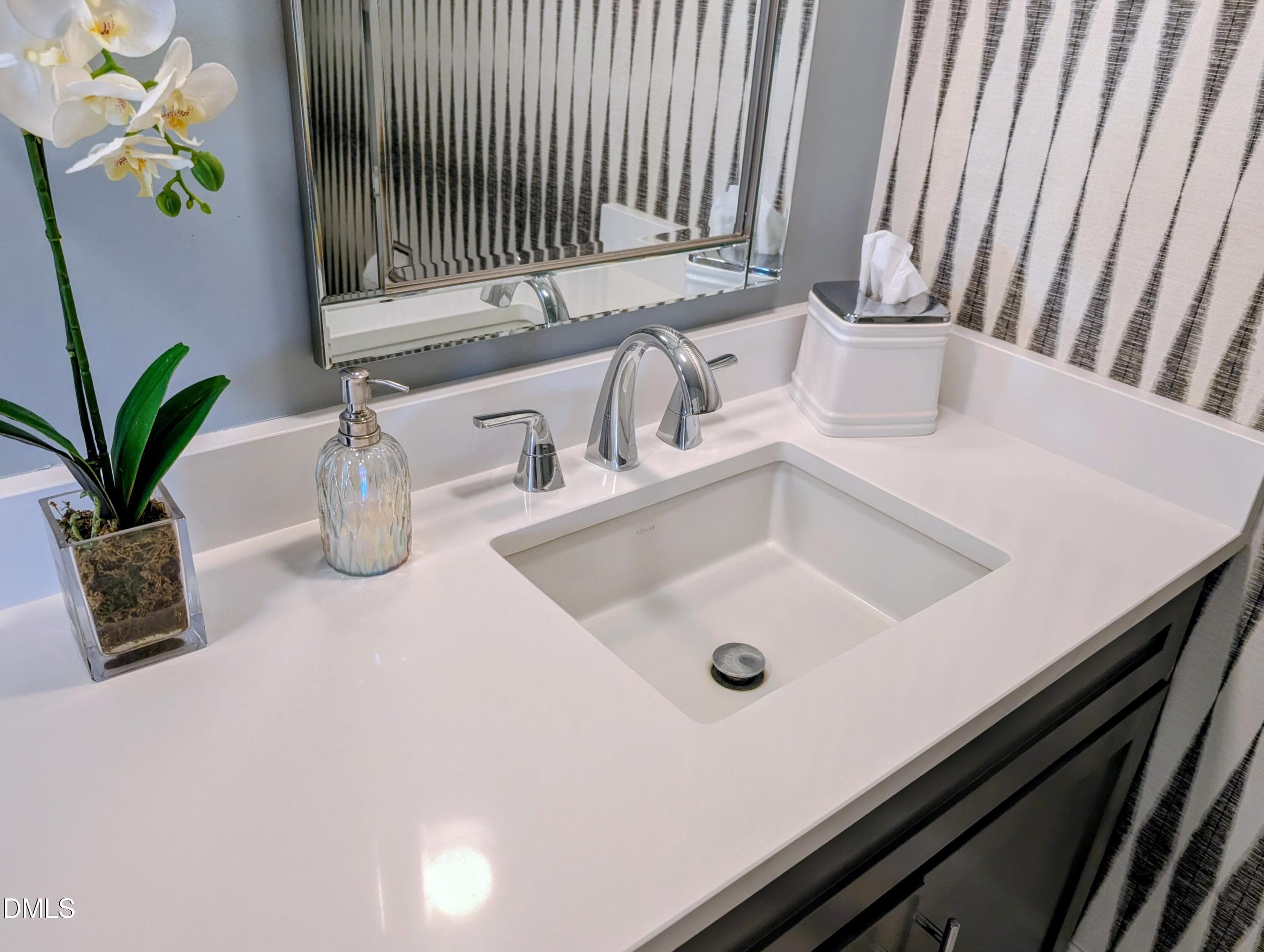 One Sink in Hall Double Vanity - 1401 Old Trinity Circle, Raleigh, NC 27607, Raleigh