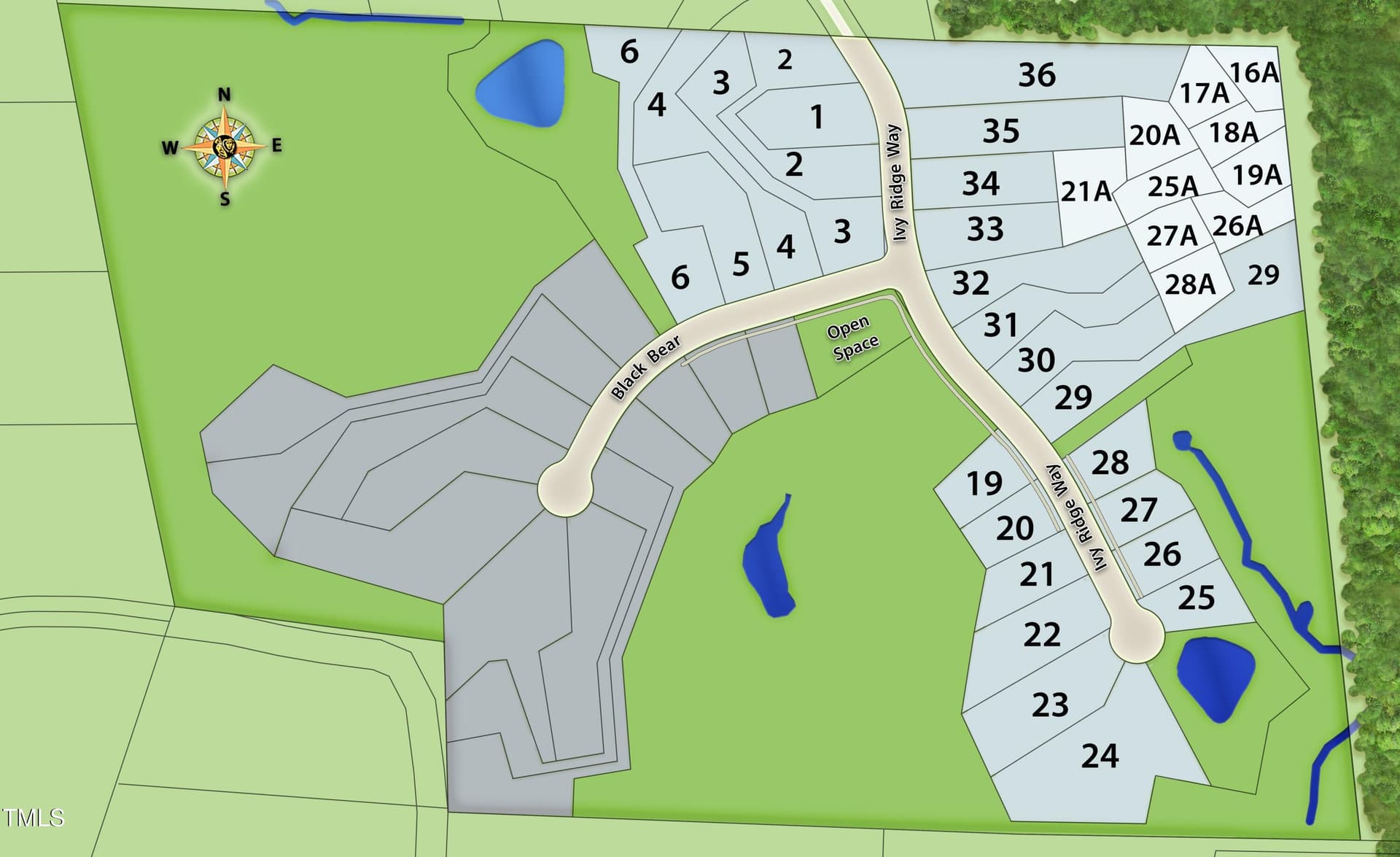 Summit at Morgan Ridge site map - 134 Ivy Ridge Road, Chapel Hill, NC 27516