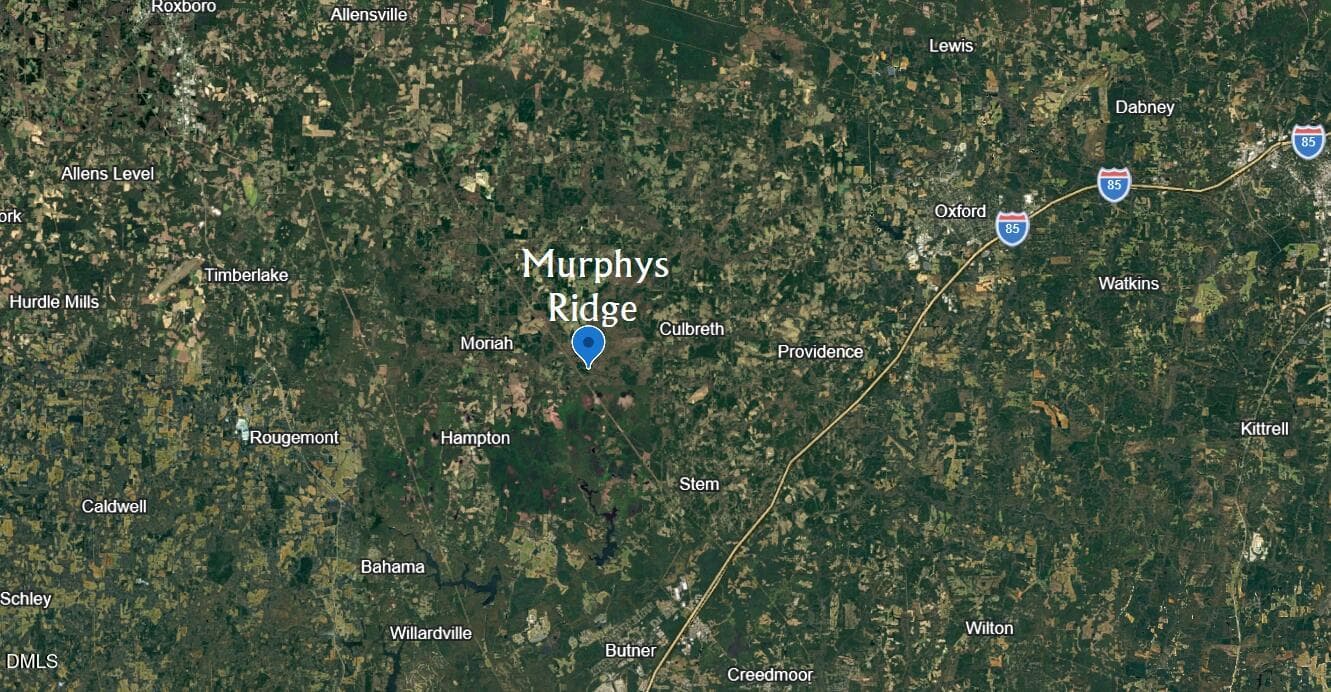 Google Earth - 4456 Poppy Mallow Lane, Oxford, NC 27565