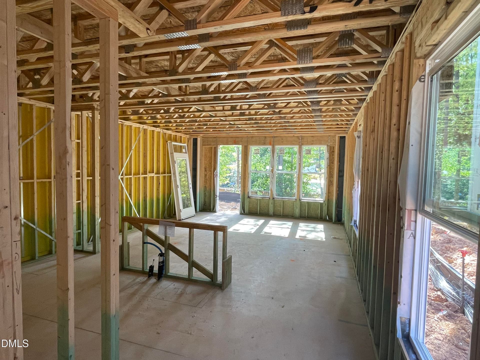Interior Framed Family Room - 630 Cable Court, Apex, NC 27523