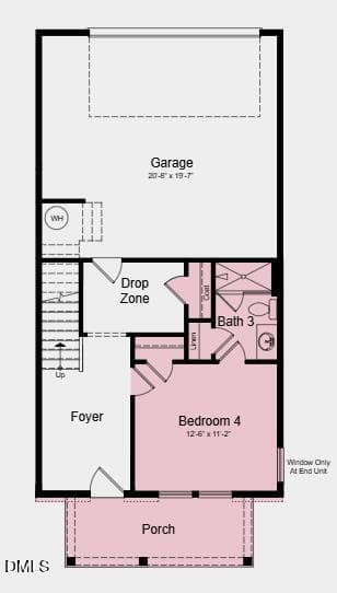 Floor Plan - Lower Level - 580 Macmillan Way, Knightdale, NC 27545