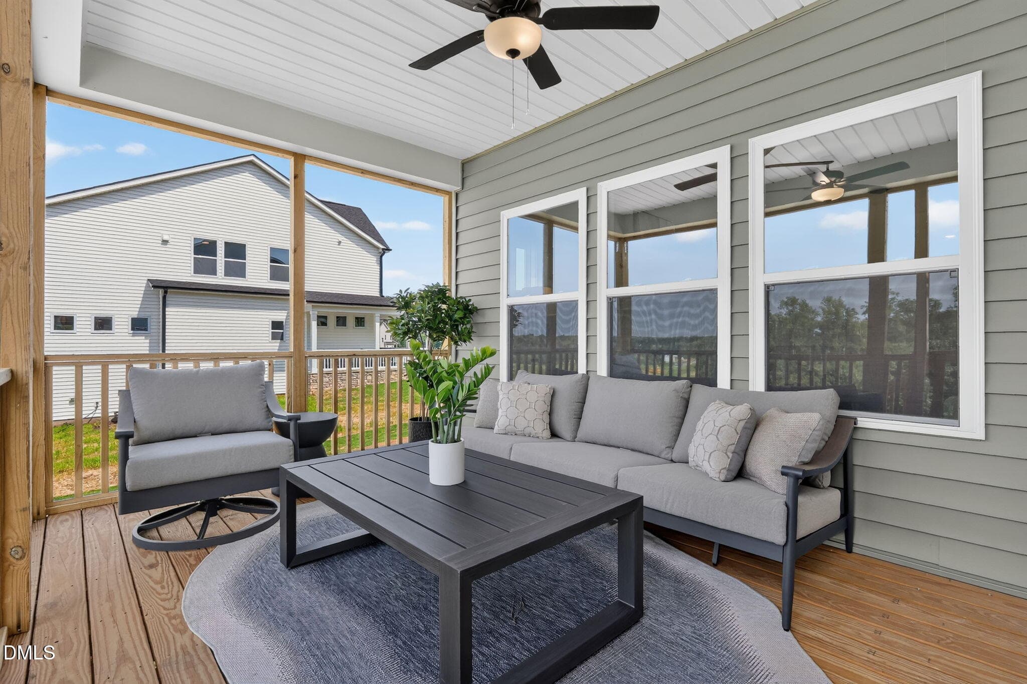 Covered Deck - 239 Sweetfern Lane, Zebulon, NC 27597