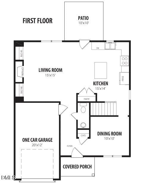 First Floor - 9 E Coulter Court, Selma, NC 27576